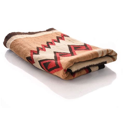 Sold Price Native American Navajo Hopi Tribal Woven Blanket Rug