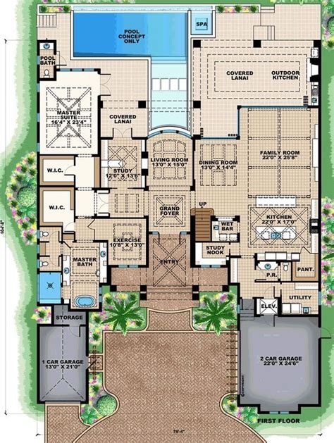 Luxury Mediterranean House Plans Small Modern Apartment