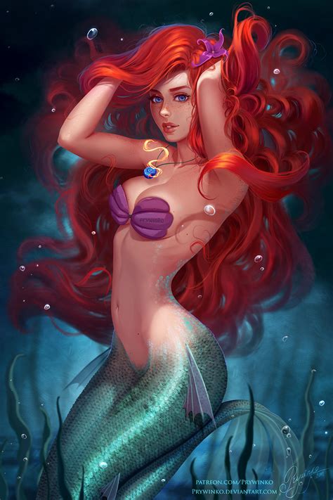 Ariel Little Mermaid Disney Mobile Wallpaper By Prywinko 2344467