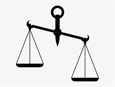 Scale Silhouette Unbalanced Scale Of Justice Free Transparent Png