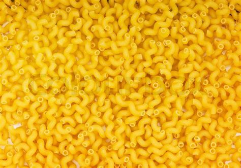 Close Up Of Italian Pasta Spiral Shaped Stock Photo Colourbox