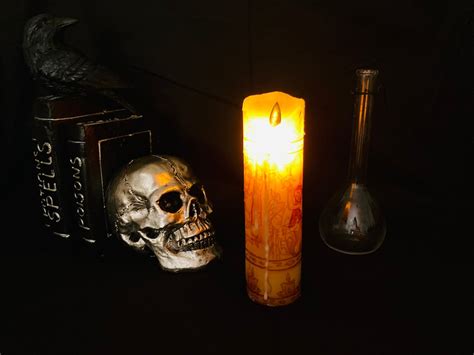 Hocus Pocus Black Flame Candle Replica Home Decoration Sanderson