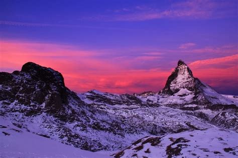 Breathtaking Photos Of Matterhorn From All Hours Of The Day Snow