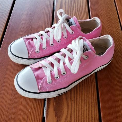 Converse Shoes Converse Pink All Star Classic Low Tops Lace Up