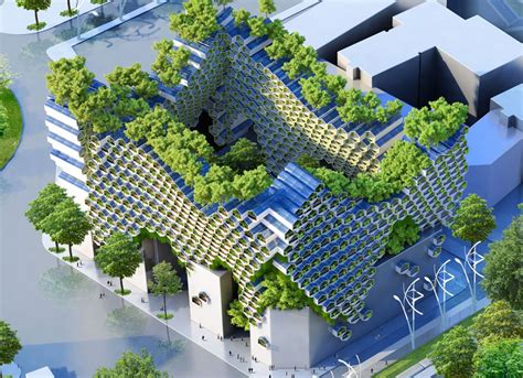 Vincent Callebaut Devises Smart Towers For The Future Of Paris Green