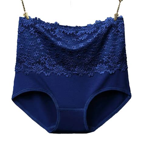 Kl282 Plus Size Seamless Women Underwear Healthy High Waist Lace