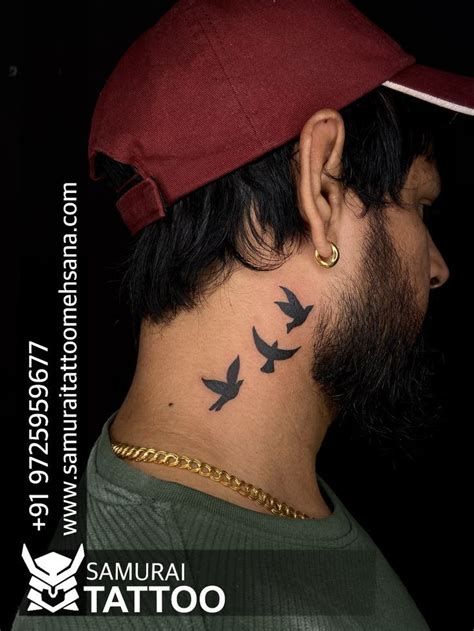Bird Tattoos On The Neck Thomasina Ondik