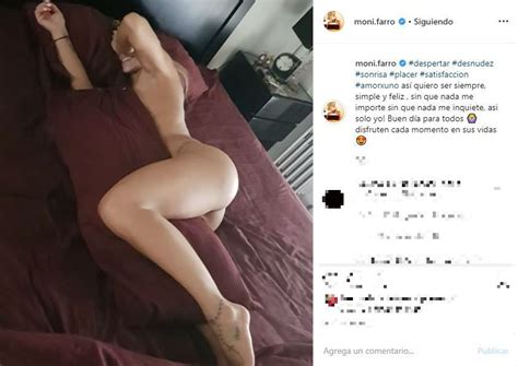 Mónica Farro saludó a sus seguidores desde la cama y desnuda Exitoina