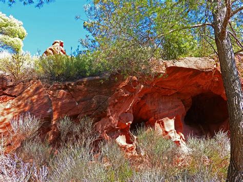 Hd Wallpaper Cave Rock Sandstone Mountain Red Sandstone Erosion
