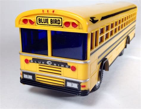 Blue Bird School Bus 330 All American Coin Bank Twin Horizontal
