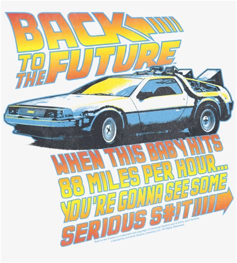 Back To The Future 88 Mph Mens Slim Fit T Shirt Back To The Future