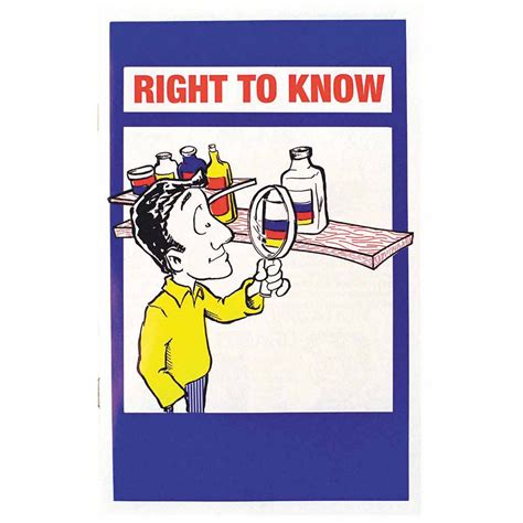 Brady Right To Know Training Booklets English Training Booklet