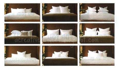A Creative Project How To Arrange Pillows On Bed