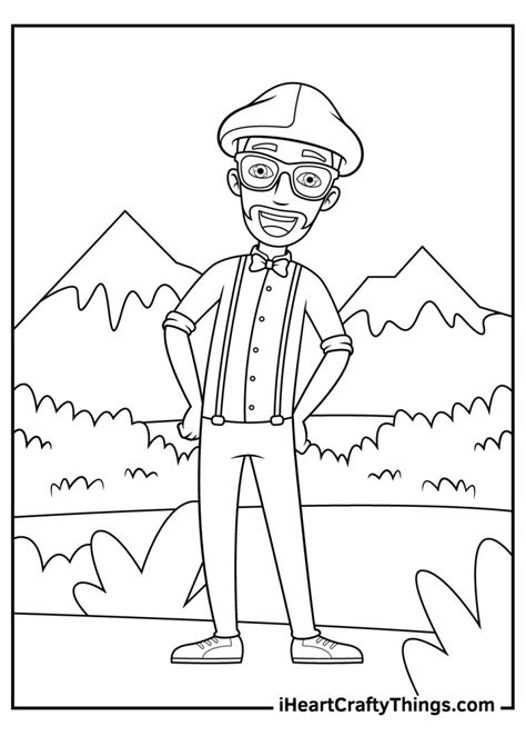 Blippi Character Coloring Pages 100 Free Printables