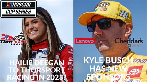 Hailie Deegan To Thorsport Racing In 2023 Kyle Busch Has New