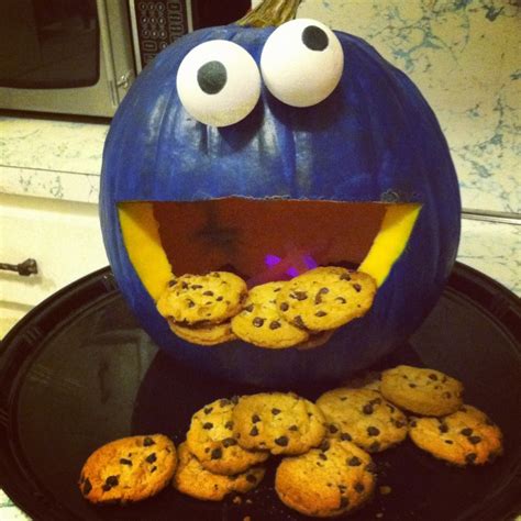 The 25 Best Cookie Monster Pumpkin Ideas On Pinterest