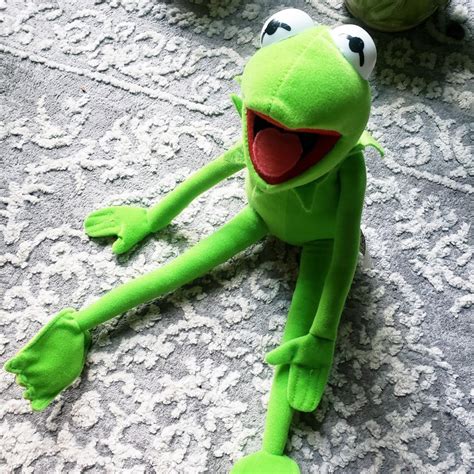 🐸 Kermit The Frog Here 🐸 Vintage 2001 Kermit Plush Depop
