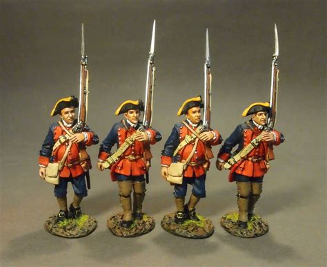 The New Jersey Provincial Regiment 2 Line Infantry Marching 4pcs