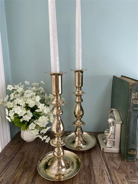 Georgian And Victorian Brass Candlesticks Artofit