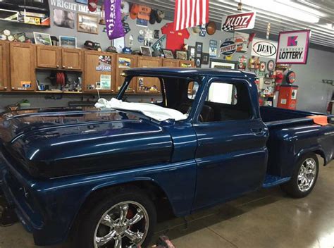 1966 Chevy C10 With American Racing Pvd Chrome Ar914 Wheels