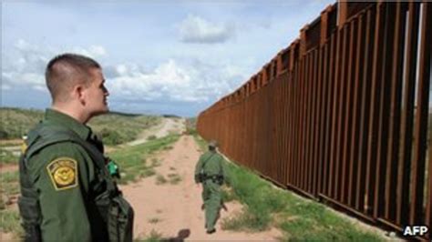 Us Troops Begin Patrolling Arizona Mexico Border Bbc News