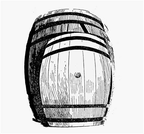 Whiskey Barrel Drawing Png