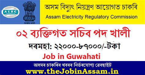Assam Electricity Regulatory Commission Recruitment Apply For
