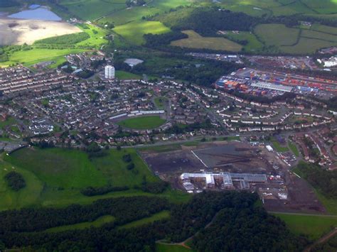 Coatbridge From The Air © Thomas Nugent Geograph Britain And Ireland