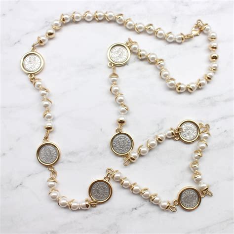 Pearls And Coins Necklace Best Of Everything Online Shopping