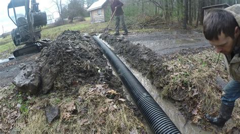 Installing A Small Culvert Pipe Youtube