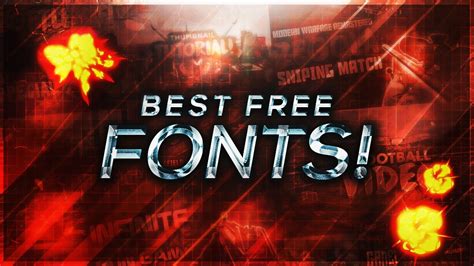 ✓ click to find the best 23 free fonts in the thumbnail style. BEST FONTS FOR YOUTUBE THUMBNAILS! BEST FREE FONTS! TOP ...