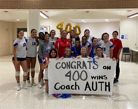 Bellport Hs Volleyball Coach Celebrates 400th Win Patchogue Ny Patch