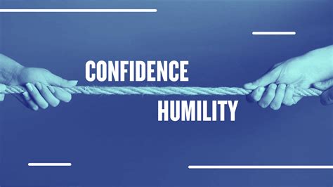 Scale Of Confidence Vs Humility