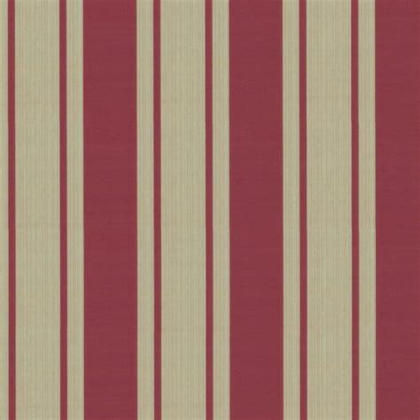 Suede Effect Stripe Wallpaper Red Metallic Gold