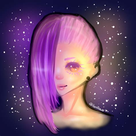 Galaxy Girl By Haniflower On Deviantart