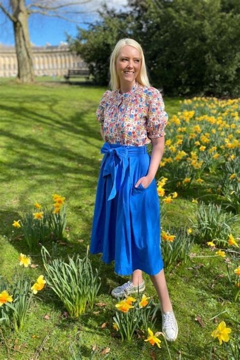 emily and fin my way jemima azure blue skirt dreamy days of sunshine spent in the park ☀️🌼💐