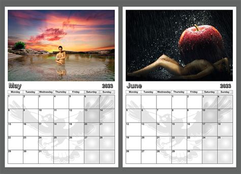 Calendar Artistic Nudes By Original Artist Twelve Etsy India