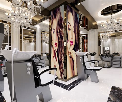 Beauty Salon Makeup Area On Behance