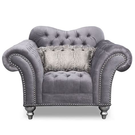 Brittney Chair Gray Value City Furniture