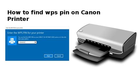 Canon Printer Wps Pin Printer Connected To Wi Fi In Minutes