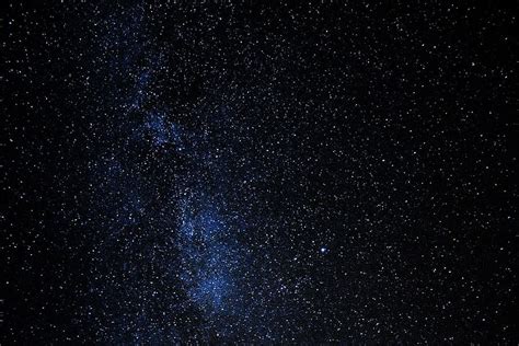 Hd Wallpaper Stardust On Night At Night Dark Stars Blue Star