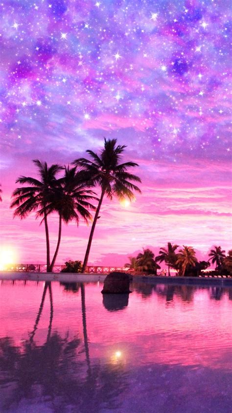 Palmeras Hawaii Cute Sunset Iphone Wallpaper Sunset Wallpaper Iphone