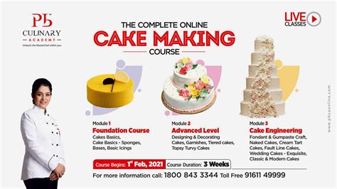 A Complete Online Cake Making Course Pbcaonline