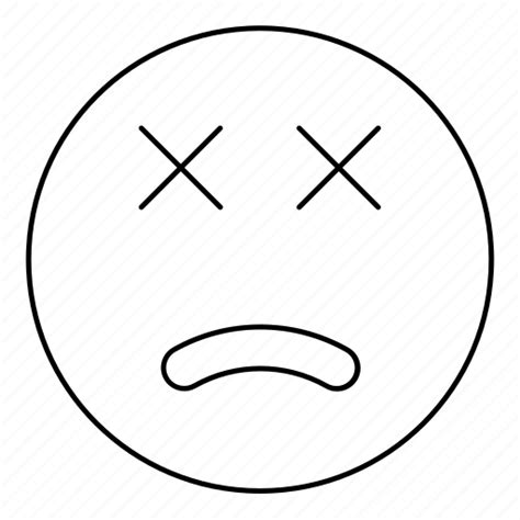 Dead Emoji Emoticon Face Smiley Icon Download On Iconfinder