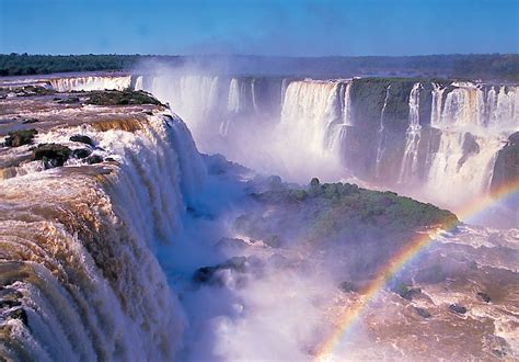Paraísos Para Visitar Vista Panorámica Aérea De Las Cataratas Del Iguazú