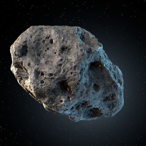3d Model Asteroid Meteoroid Rock