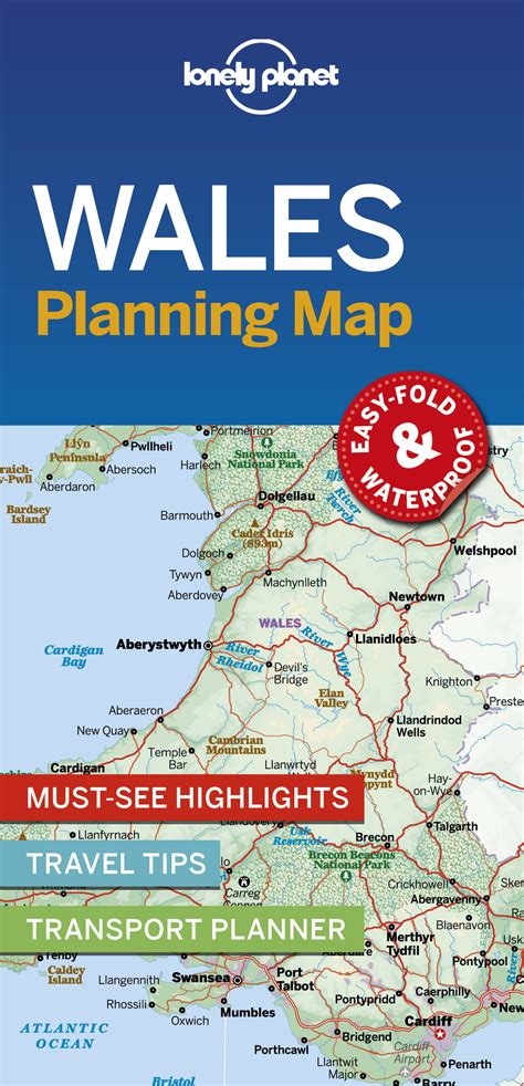 Lonely Planet Wales Planning Map By Lonely Planet 9781788686129