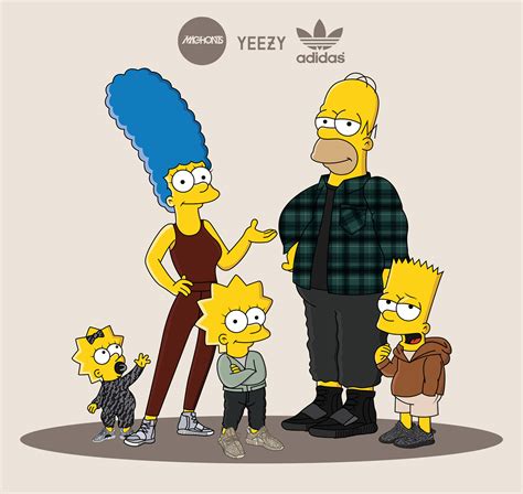 'bart simpson yeezy boost 350 oxford tan. The Simpsons x Yeezy Season 2 x machonis on Behance
