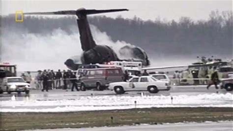 1990 Wayne County Airport runway collision Aftermath but i add sound
