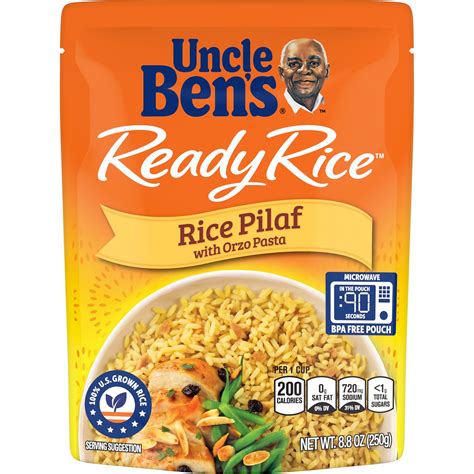 Uncle Bens Ready Rice Rice Pilaf With Orzo Pasta Oz Pouch